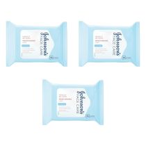 Johnsons Face Care Makeup Be Gone Moisturising Wipes 25'S - Pack of 3