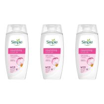 Simple Kind to Skin Nourishing Shower Cream 225 ml - Pack of 3