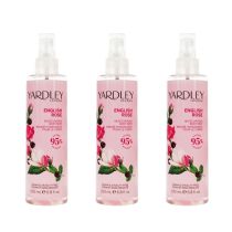 Yardley London English Rose Body Mist 200 ML - Pack of 3