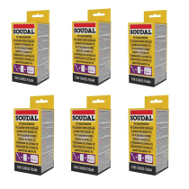 Soudal Cured PU Expanding Foam Remover Clear 100ml - Pack of 6
