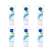 Nivea Soft Intensive Moisturising Creme 75ml - Pack of 6