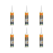 Everbuild Everflex 125 One Hour Caulk White 300ml - Pack of 6