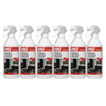 HG All Plastic Cleaner Multi-Use Spray 500ml - Pack of 6