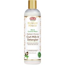 African Pride Aloe & Coconut Water Curl Milk & Detangler 12oz - Pack of 1