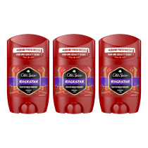 Old Spice Rockstar Deodorant Stick for Men 48H Freshness 50ml - Pack of 3