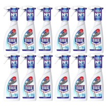 Viakal Classic Limescale Remover Spray 500ml bottle on a clean bathroom surface
