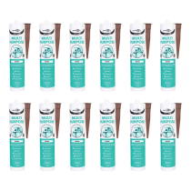 Bond It Multi-Mate Brown Multipurpose Sealant 310ml - Pack of 12