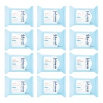 Johnsons Face Care Makeup Be Gone Moisturising Wipes 25'S - Pack of 12