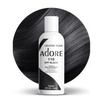 Adore Shining Semi Permanent Hair Colour Off Black 118ml