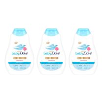 Baby Dove Rich Moisture Baby Shampoo 400ml bottle on a clean bathroom shelf