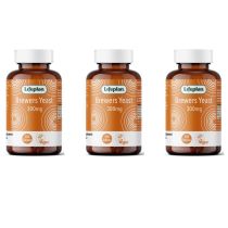 Lifeplan High Strength Brewers Yeast 300mg 500 Tablets - Pack of 3