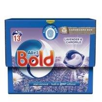 Bold All in 1 Pods With Lenor Softener Lavender & Camomile 13 Washes