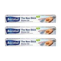 Bacofoil The Non-Stick Kitchen Foil With Unique Bacolift Surface 300mm x 5m - Pack of 3