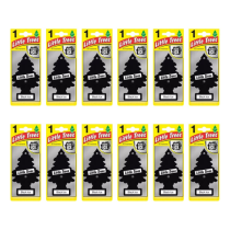 Little Trees Car Air Freshener Black Ice - Pack of 12