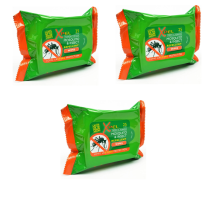 Xpel Tropical Formula Mosquito & Insect Repellent 25 Wipes - Pack of 3