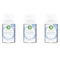 Air Wick Pure Soft Cotton Freshmatic Refill 250ml - Pack of 3