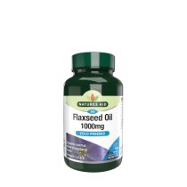 Natures Aid Flaxseed Oil 1000mg Cold Pressed 90 Softgels - Pack Of 1