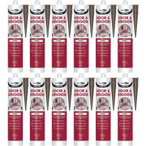 Bond It Frame-Mate Door & Window Brown Sealant 310ml - Pack of 12