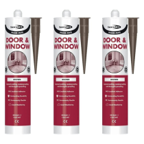 Bond It Frame-Mate Door & Window Brown Sealant 310ml - Pack of 3