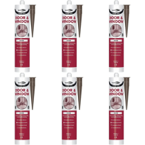 Bond It Frame-Mate Door & Window Brown Sealant 310ml - Pack of 6