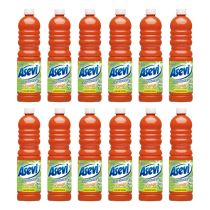 Asevi Orange Concentrated Floor Cleaner Liquid 1 Litre - Pack of 12