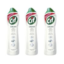 Cif Cream 100% Natural Original Multi-Purpose Cleaner 500ml - Pack of 3