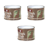 151 Coatings High Gloss Dark Oak Wood Varnish Tin 180ML - Pack of 3