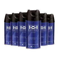 Rapport Sport Body Spray 150ml - Pack of 6