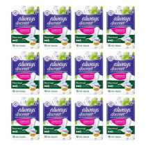 Always Discreet Sensitive Bladder Pads Normal Complete Protection 12 Pads - Pack of 12