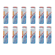 Aquafresh Flex Toothbrush 3 in a Pack Multi-coloured