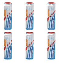 Aquafresh Flex Toothbrush 3 in a Pack Multi-coloured