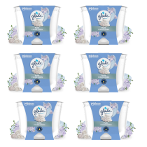 Glade Pure Clean Linen Scented Jar Candle 204g - Pack of 6