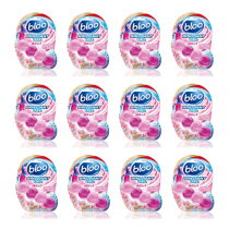 Bloo Brilliant Gel All in 1 Toilet Rim Block Cleaner Spring Rain 42g - Pack of 12
