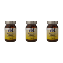 FSC Vitamin A 8000iu 90 Capsules - Pack of 3