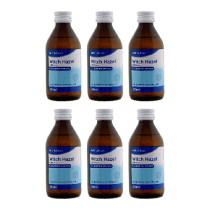 Bell's Healthcare Witch Hazel (distilled) Natural Skin Toner Cleanser 200ml - Pack of 6