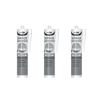 Bond It Glass-Mate Mirror Bonding Adhesive Translucent 310ml - Pack of 3