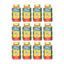 Dishmatic Green General Purpose Washing Up Sponge Refill Heads (6 Pack) - Pack of 12