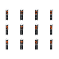 Bond It WP70 Neutral Core Silicone Sealant Durable Sealing  White 310ml - Pack of 12