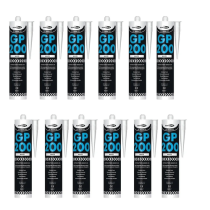 Bond It GP200 Translucent Silicone Sealant Multipurpose Mould Resistant 275ml - Pack of 12