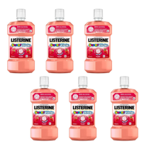 Listerine Kids Smart Rinse Mild Berry Mouthwash 250ml - Pack of 6