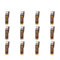 Everbuild 115 General Purpose Building Mastic Grey 285ml - Pack of 12