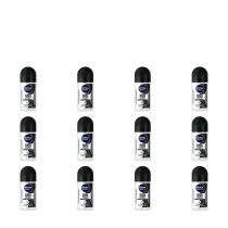 Nivea Men Black & White Invisible Roll on 50ml - Pack of 12