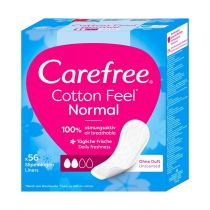 Carefree Cotton Normal Pantyliners Unscented 56 Count