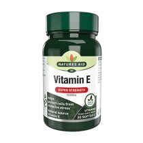 Natures Aid Vitamin E 1000IU Super Strength 30 Softgels 