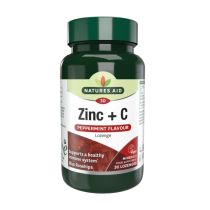 Natures Aid Zinc & Vitamin C Lozenges with Rosehip 30 Lozenges
