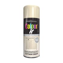 Paint Factory All Purpose cottage Cream Gloss Finish Spray 400ml