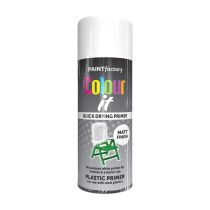 Paint Factory Colour It Quick Drying Matt Finish Plastic Primer 400ML