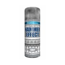 Paint Factory Hammer Effect Interior & Exterior Spray paint Grey 400ml