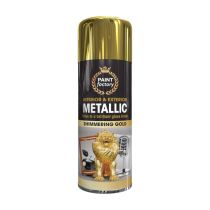 Paint Factory Interior & Exterior Metallic Shimmering Gold Spray 400 ML