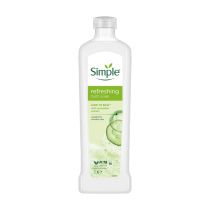 Simple Kind to Skin Refreshing Bath Soak with Cucumber Extract 1L